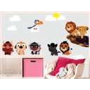Ver imagem 1 de Adesivo De Parede Rei Leão Cute Babys