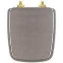Ver imagem 1 de Assento Sanitário MDF Soft Close Boss Stone (Cinza Fosco) para Vaso Incepa com Ferragem Dourada