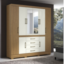 Ver imagem 1 de Roupeiro Napoles 8pts 4gav - Aramoveis