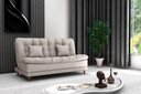 Ver imagem 2 de Sofá Cama 3 Lugares Casal Confortável 1,85 Larg Duda Matrix Cor:linho Cinza