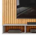 Ver imagem 7 de Painel Tv 70 Pol 193cm Bancada Suspensa Ian D04 Cedro/bali - Mpozenato