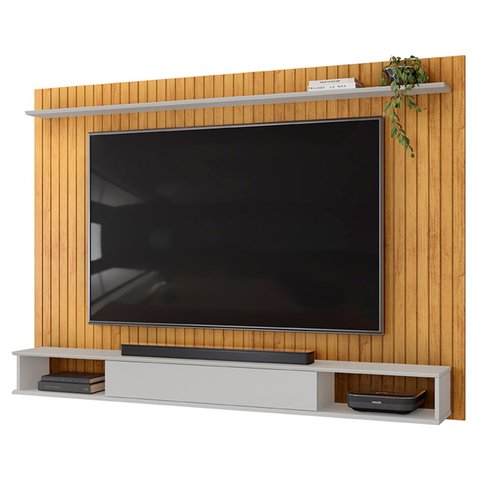 Painel Tv 70 Pol 193cm Bancada Suspensa Ian D04 Cedro/bali - Mpozenato