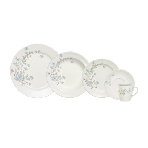 Jogo de Jantar Harmonia 40 Peças Porcelana Schmidt