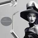 Ver imagem 2 de Porta Papel Higiênico para Banheiro Alto Brilho Atenas Grego Metal