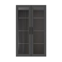 Ver imagem 7 de Cristaleira Armário Aéreo com 2 Portas de Vidro 70cm Milano Multimóveis MP2332 Grafite/Incolor