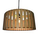 Ver imagem 1 de Lustre Luminária Pendente de Madeira MDF Mod. Madri Cru