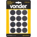 Ver imagem 2 de Feltro autoadesivo preto redondo 28 mm Vonder