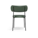 Ver imagem 7 de Cadeira Estofada Mila para Sala Jantar Gourmet em Aço-couríssimo-edecasamoveis