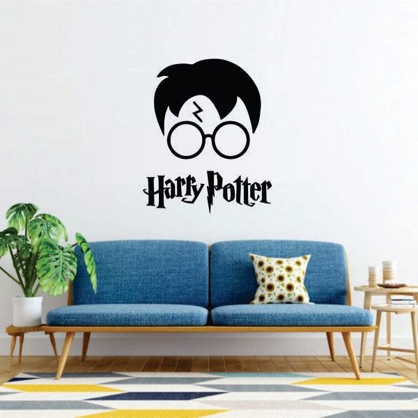 Adesivo Decorativo Harry Potter Silhueta 50x45cm RA Personalize