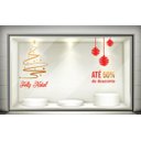 Ver imagem 1 de Adesivo de Vitrine - Decoração de Natal - Adesivos Natalinos