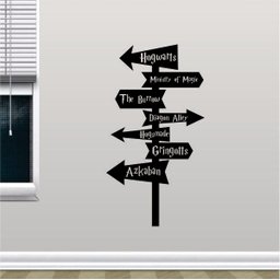 Adesivo De Parede Setas De Direção Harry Potter Localização - 1