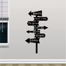 Adesivo De Parede Setas De Direção Harry Potter Localização - 1
