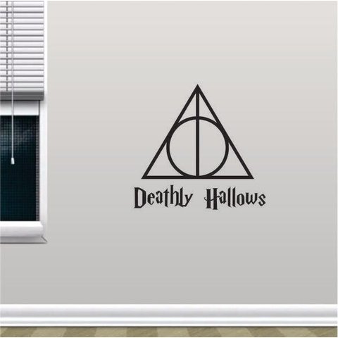 Adesivo De Parede Relíquias Da Morte Harry Potter