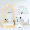 Ver imagem 1 de Adesivo decorativo arco-iris cartoon colorido cute