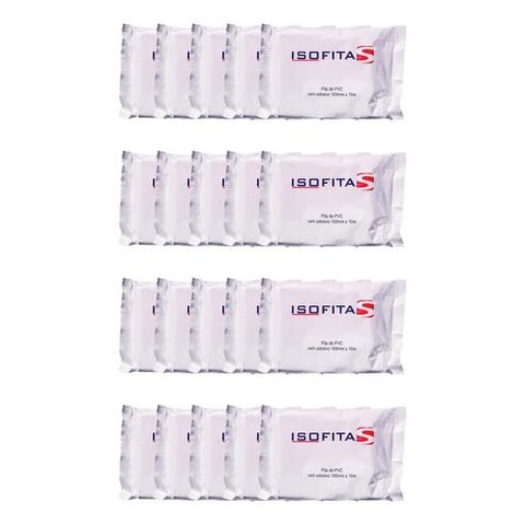 Kit 20x Fitas Pvc 100mm X 10m Refrigeração Ar Condicionado