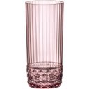 Ver imagem 1 de Jogo de 6 Copos Long Drink Bormioli Rocco America 20s - Vidro 490ml Rosa