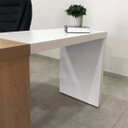 Ver imagem 7 de Balcão Extensor Mesa Escritório Tamburato 890 Branco