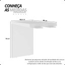 Ver imagem 2 de Balcão Extensor Mesa Escritório Tamburato 890 Branco