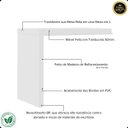 Ver imagem 3 de Balcão Extensor Mesa Escritório Tamburato 890 Branco