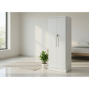 Ver imagem 2 de Armário Multiuso com Chave 2 Portas Branco Formimóveis