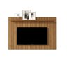 Painel Para TV Ripado Frisado Até 65 Polegadas Classic 1.6x1.35 Nature - Giga Móveis - 1