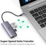 Adaptador Multiportas Ugreen Usb Tipo C para Usb 3.0/rj45 - 5
