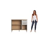 Ver imagem 6 de Balcão de Cozinha 120cm 3 Portas 2 Gavetas com Tampo 2,5cm Isabelle Bege/Freijó/Arenas