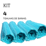 Kit 4 Toalhas de Banho Popular - 2