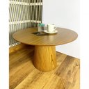 Ver imagem 2 de Mesa De Centro Cone Tampo 70cm Freijó Freijó Marrom