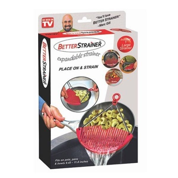 Escorredor de Massas Expansível e Ajustável em Qualquer Panela - Marca: Better Strainer® - 8