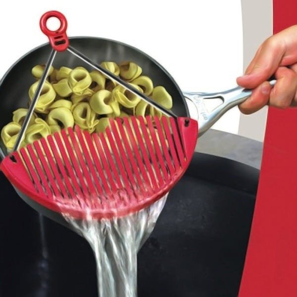 Escorredor de Massas Expansível e Ajustável em Qualquer Panela - Marca: Better Strainer® - 2