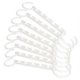 Kit Suporte 8 Packs P/40 Cabides Organizadores Wonder Hanger:Preto - 9