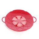 Ver imagem 1 de Tampa Anti Fervura Safeguard Silicone Universal Boil Over da Shoppstore®:vermelho