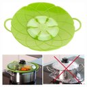 Ver imagem 2 de Tampa Anti Fervura Safeguard Silicone Universal Boil Over da Shoppstore®:verde