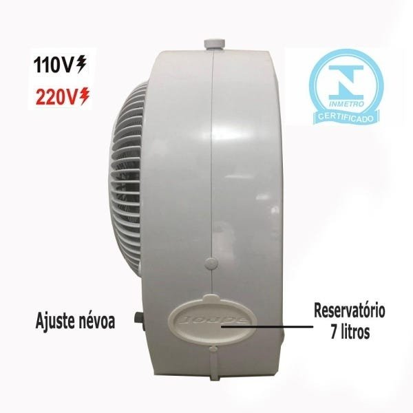 Climatizador Portátil Bob Super 2020 C/Névoa Água Econômico 148 Watts Fluxo de Ar: 1700 M³/H Marca: - 4