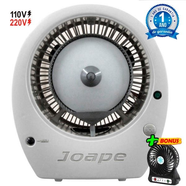 Climatizador Joape 2020 Bob By Shoppstore C/Névoa Ar:600 M³/H + Superbônus Miniventilador USB:220V