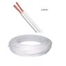 Rolo 15 Metros Cabo Elétrico Flexível Duplo 2 X 1,00mm Branco Original Paralelo - 1