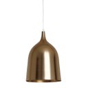 Ver imagem 1 de Luminária Metal Bottle Neck Dourada Diam 27 cm