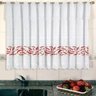 Cortina De Renda Para Cozinha 2,20 X 1,20 e 0,30m - Pimenta - 1