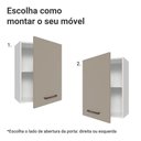 Ver imagem 4 de Armário Aéreo 50cm 1 Porta Branco/crema Agata Madesa