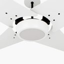 Ver imagem 2 de Ventilador de Teto Com Controle Remoto Natuvent Callis Led 4 Pás Madeira Branco 6500k Branco Frio
