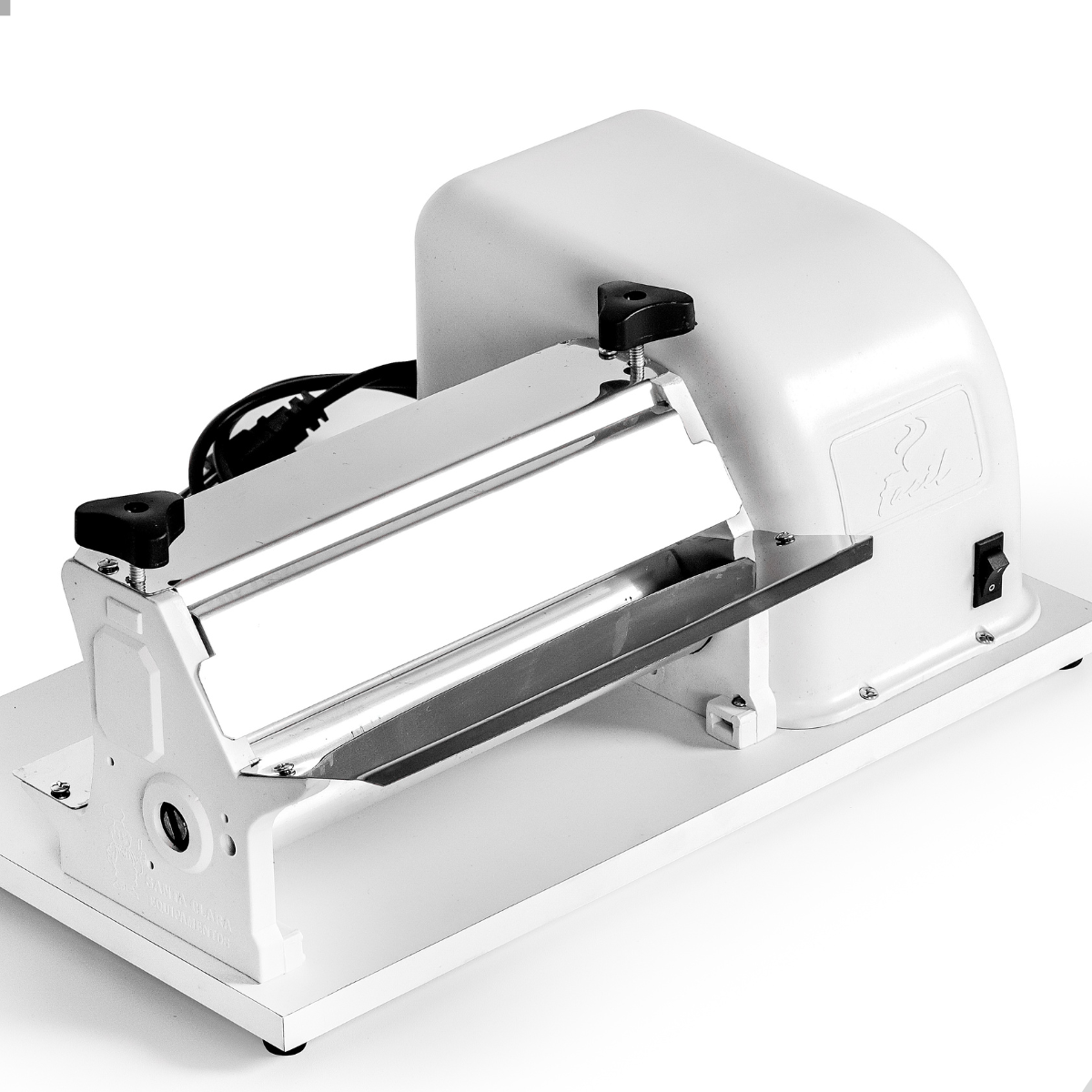 Cilindro Elétrico Laminador de Massa Pizza Pão Rolo 25 Cm