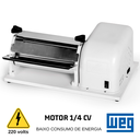 Ver imagem 3 de Cilindro Elétrico Laminador de Massa Pizza Pão Rolo 25 Cm