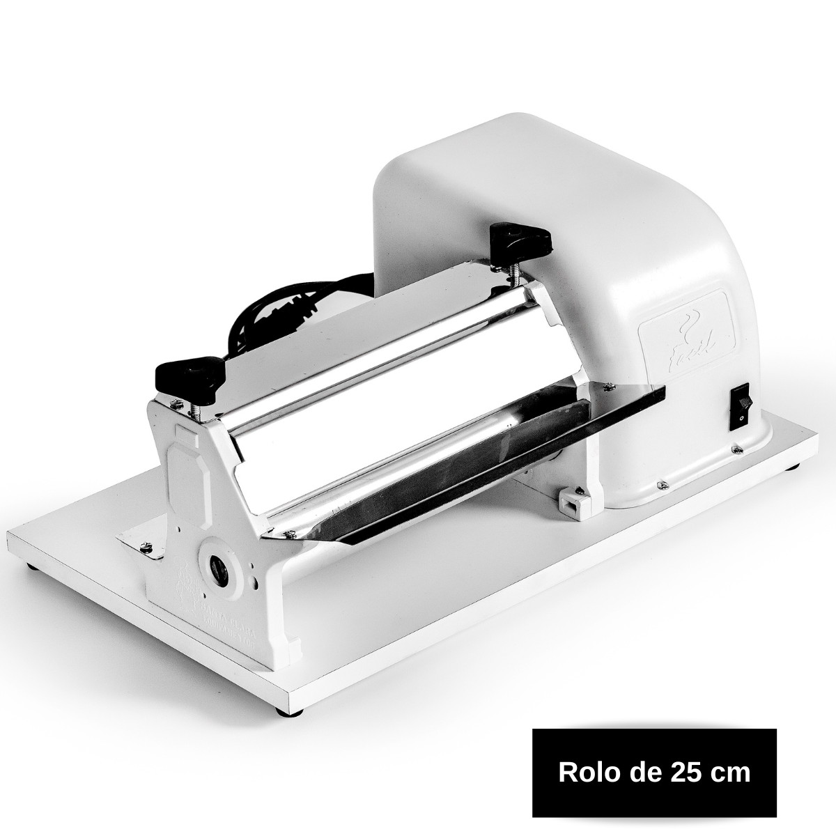 Cilindro Elétrico Laminador de Massa Pizza Pão Rolo 25 Cm - 6