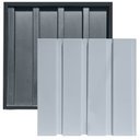 Ver imagem 4 de Forma 3d Gesso e Cimento Abs - Ripado 50x50