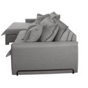 Ver imagem 4 de Sofá Cama Retrátil e Reclinável Leona 230 Cm Braço 15 Cm Meu Sofá Online
