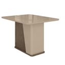 Ver imagem 7 de Conjunto Mesa com 4 Cadeiras Harmonia Marrom/Carvalho/Fendi