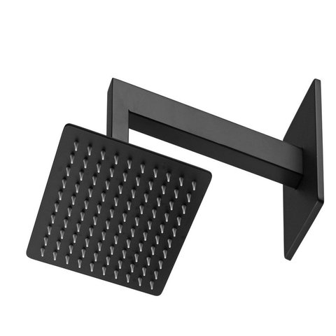 Ducha para Banheiro Parede Cubit Meber Metais Cromado/Preto Matte