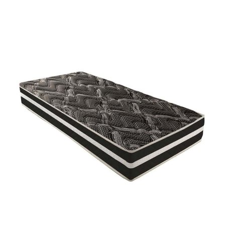 Colchão Solteiro Espuma D28 Master Ag80 Black Double Face (88x188x20) - Paropas