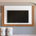 Ver imagem 2 de Painel Suspenso Roma 217cm Branco/cedro para Tv até 60” - Casa D